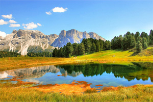 The Dolomites Region in Italy
